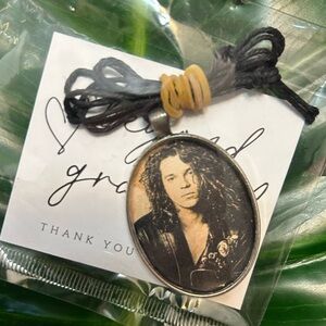 INXS band pendant necklace 80’S vibes michael hutchence rare